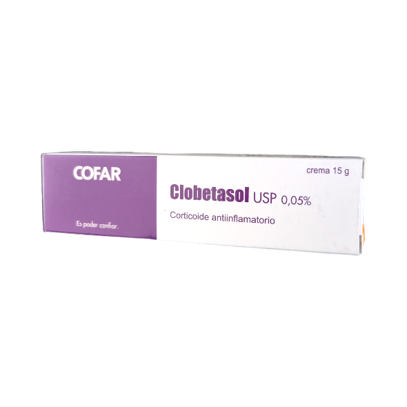 CLOBETASOL 0,05% COFAR TUBO X 15 GR