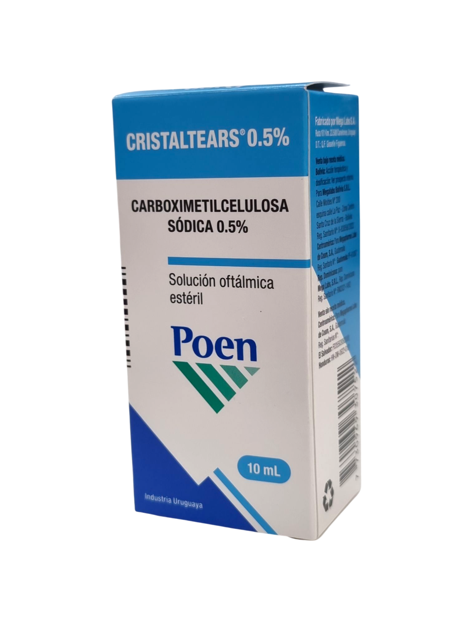 CRISTALTEARS 0.5% SOL OFT X 10 ML